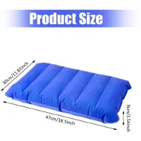 Unyqoos 4er-Set aufblasbare Nackenkissen aus PVC – ergonomisch, wasserabweisend, leicht, kompakt und ideal für Strand, Reisen & Camping