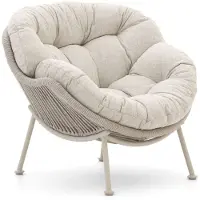 Suns Siano Lounge Chair Aluminium/Rope inkl. Kissen