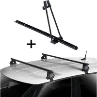 VDP Fahrradträger ORION + Dachträger EVO Stahl kompatibel mit für Audi A4 (B6) 4 Türer 2000-2004