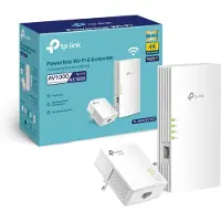 TP-LINK TL-WPA7817 KIT V1 - Powerline Adapterkit 1GbE, HomePlug AV (HPAV), HomePlug AV (HPAV) 2.0 - Wi-Fi 6 - Dual-Band - an Wandsteckdose anschließbar