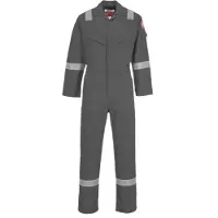 Portwest FR50 Flammhemmender, antistatischer Overall 350 g Grey Gr. XXXL