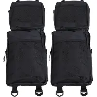 Gistuch 2 Stück ATV-Satteltaschen zum Aufhängen, abnehmbare, wasserdichte Fracht-Aufbewahrungstasche für Motorrad-UTV