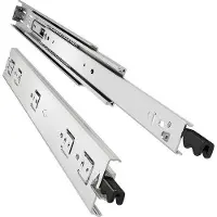 OEM 700mm schwere Schubladenführungen mit Schloss, 3-fach ausziehbar, Seitenmontage, Paar