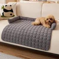 OEM Mittleres Hundebett, 75x75cm, dunkelgrau, waschbar, Antirutsch
