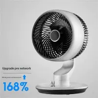 Exlene Practical Desktop Fan with Smooth Operation and Ergonomic Build Rechargeable Fan Plastic Texture for Daily Comfort