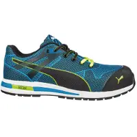 Puma Safety Sicherheitsschuh BLAZE KNIT LOW S1P HRO SRC 643060 Gr.44 blau/schwarz/grün