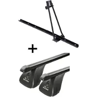 VDP Fahrradträger ORION + Dachträger Stahl kompatibel mit für Fiat Fiorino 3-5 Türer 1987-2001