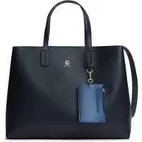 Tommy Hilfiger Handtasche Th Icon Satchel AW0AW18723 Dunkelblau