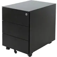 Schaffenburg Rollcontainer »Claudius« 3 Schübe extratief schwarz, 42x53.5x58 cm