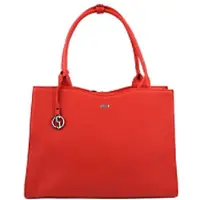 Socha Laptoptasche für Frauen 15,6 Zoll herausnehmbares Laptopfach Hibiscus Red