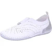 Rieker Slipper - Weiss Leder/Synthetik : 43 : Normal Größe: 43 Weite: Normal