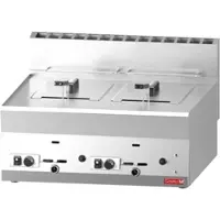 Gastro Gasdoppelfritteuse 65/70FRG 2 x 8L