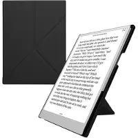 Kwmobile Schutzhülle kompatibel mit Remarkable Paper Pro Hülle - Kunstleder Case für Tablet mit Standfunktion - Tablet Cover mit Stylushalter Schwarz