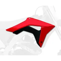 Polisport SP 1086283006 Kühlerspoiler seitlich Neon Gelb Honda CRF450R passend fuer HONDA CRF 450 R Fluo Gelb