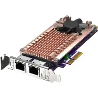 Qnap QM2-2P2G2T, Schnittstellenkarte