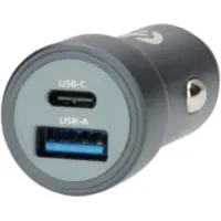 Nedis Auto-Ladegerät - 48 W - 1.5 / 2.0 / 3.0 A - Anzahl der Ausgänge: 2 - Port Type: USB-A / USB-C - Automatische Spannungswahl