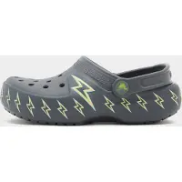 Crocs Sandalen m. Leichter Clog K - Carbon m. Lightning - - 33/34 - Sandalen