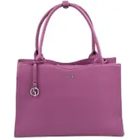 Socha Laptoptasche für Frauen 15,6 Zoll herausnehmbares Laptopfach Passion Flower Violett