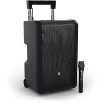 LD Systems ANNY 10 HHD B6 - 10" Mobiler Bluetooth PA-Lautsprecher mit Akku, Mixer und 1x Funkmikrofon