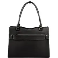Socha Laptoptasche für Frauen 15,6 Zoll herausnehmbares Laptopfach Vario CL Schwarz