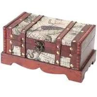 HMF 6408-123 Schatztruhe Schatzkiste Holztruhe 23 x 13 x 11 cm Amerika