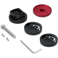 Kwmobile Halterung kompatibel mit Garmin Edge / Bryton Rider / CatEye - Fahrrad Halter Fahrradcomputer - Vorbauhalterung Steuerrohr Top Cap