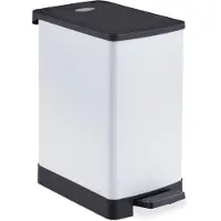 Relaxdays Kosmetikeimer 6 L mit Absenkautomatik