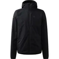 Haglöfs - Leichte, wasserabweisende Wanderjacke &ndash; Herren &ndash; L.I.M Mimic Barrier Hood M True Black - L.I.M Mimic Barrier Hood M True Black
