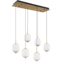 Globo Lighting Hängeleuchte Metall messingfarben, LED