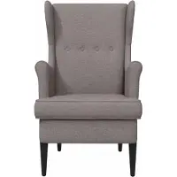 vidaXL Sessel Taupe Stoff