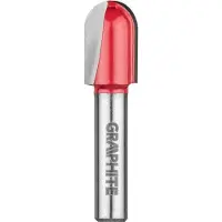 Graphite Rillenfräser Typ U, HM, 12,7 x 19,6 mm, Schaft 8 mm