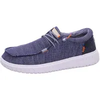 Fusion Leinenschuh Blau