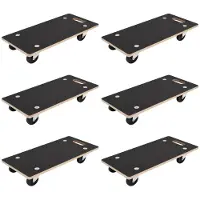 Syfax Transportwagen 6 pcs Grau Sperrholz
