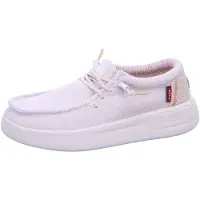 Fusion Leinenschuh Weiß