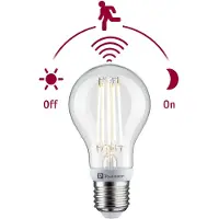 Paulmann Filament 230V LED Birne inkl. Dämmerungsgesteuerter Bewegungsmelder (HF)
