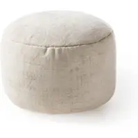 Benuta Pure - Pouf Nova Cream 55x55x30 cm