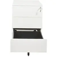 Schaffenburg Rollcontainer »Claudius« 3 Schübe extratief weiß, 42x53.5x58 cm