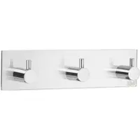 Beslagsboden Dreierhakenleiste selbstkleb. BK - B/H/T ca. 18,00x4,50x3,00