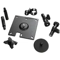 APC Montagehalterungen für NetBotz Raum-Monitor-Appliance oder Kameragehäuse, Metall, Schwarz