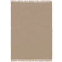 Benuta Pop Wollteppich Liv Beige 60x100 cm - Naturfaserteppich aus Wolle