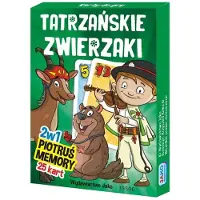 Jako Tiere der Tatra. Peter und Memory. 2-in-1-Spielkarten