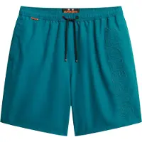 Superdry für Herren. M3010246A Premium grüner bestickter Badeanzug (XXL), Strandbekleidung, Recyceltes Polyester, Nachhaltig