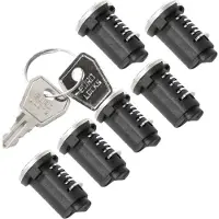 Atera Schlosssatz für Giro / Nova / Strada /Genio 6 Schlösser+2 Schlüssel 083011