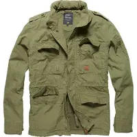 Vintage Industries Cranford Jacke, olivgrau