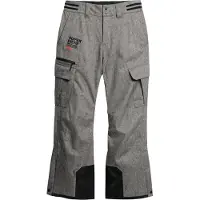 Superdry für Herren. MS110184A Ski Peak Rettungshosen grau (S), Sportlich, Polyester, Schnee, Draußen