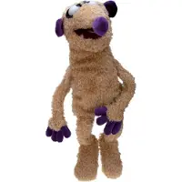 Magni Handpuppe Jan&Henry Jan lila/braun