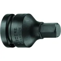 Gedore Kraftschrauber-Steckschlü ssel-Einsatz IN K 19 1/2 Zoll SW 17mm L.50mm