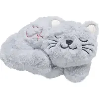 Beeztees Katzenspielzeug Kitten Herzschlag-Kuscheltier grau