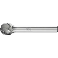 PFERD TOOLS Hartmetall Hochleistungsfrässtift ALU Kugel KUD Ø 12x10mm Schaft-Ø 6mm für Alu/NE Metalle