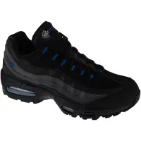 Nike Air Max 95 BIG BUBBLE Sneaker Schwarz Grau/Blau mit sichtbarer Luftdämpfung